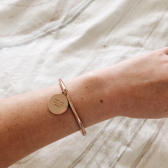 kate spade Jewelry - kate spade “stop and smell the roses” bracelet